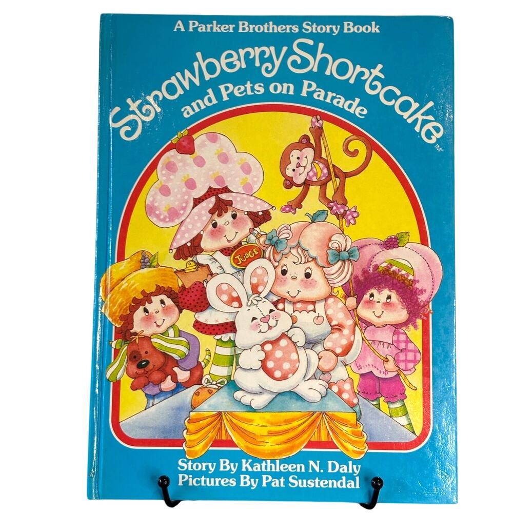 Vintage 1983 First Ed. Strawberry Shortcake, Pets on Parade, Hardcover
